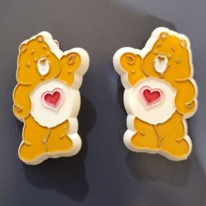 Vintage Care Bear Hair Barrettes *1983